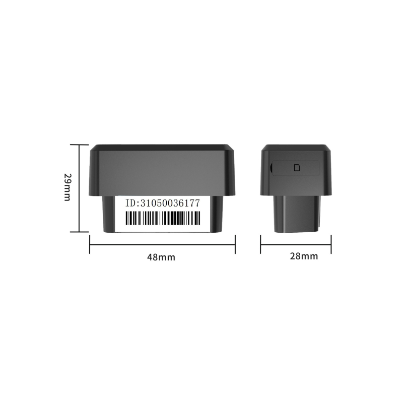 Localizator OBD GPS pentru mașină – tracker plug‑in, alarme anti‑furt cu vibrații și întreruperea alimentării, baterie polimer, autonomie 72h, precizie GPS <10 m