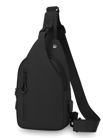 Muška chest bag - najlon, vodootporna, Pagoda, poliester podstava, za poslovna putovanja