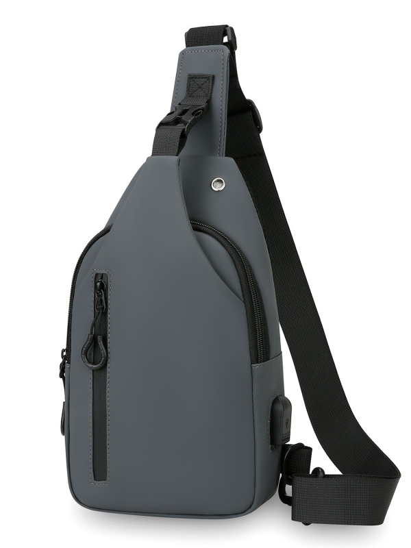 Muška chest bag - najlon, vodootporna, Pagoda, poliester podstava, za poslovna putovanja