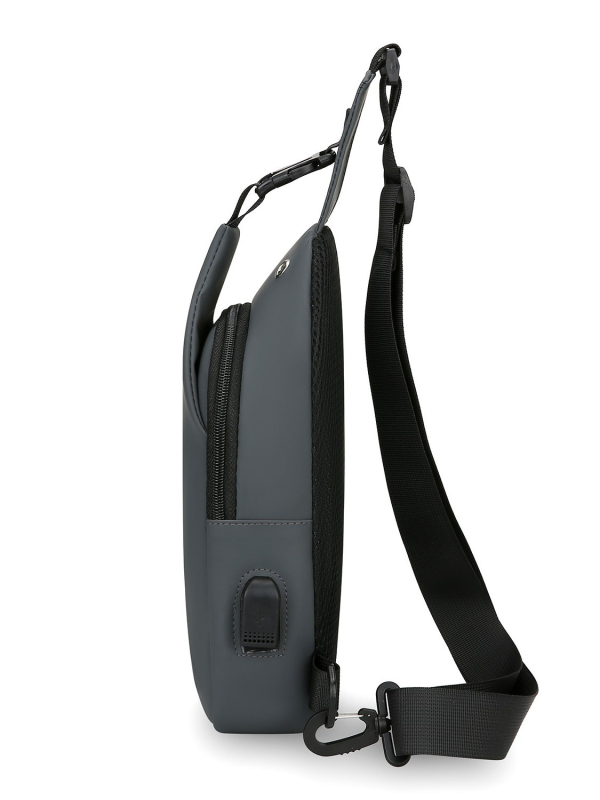 Muška chest bag - najlon, vodootporna, Pagoda, poliester podstava, za poslovna putovanja