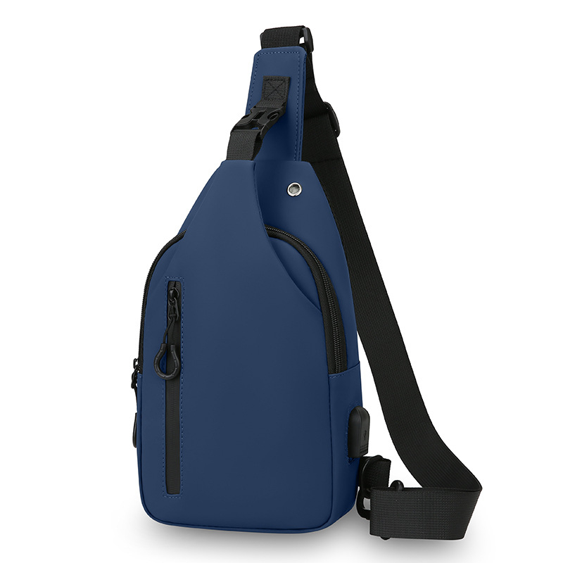 Muška chest bag - najlon, vodootporna, Pagoda, poliester podstava, za poslovna putovanja