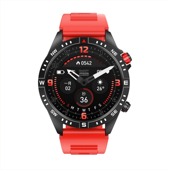 Férfiaknak való okosóra pulzusszámlálással, NFC, vezeték nélküli töltés, 7-14 napos üzemidő, iOS-kompatibilis