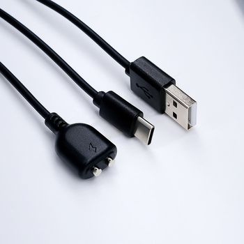 USB-C магнитен кабел за зареждане с две функции за електрически четки и носими устройства – модел Cx-002, Zero ao