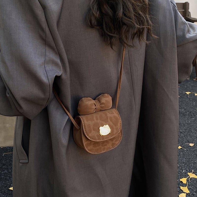 Dječja crossbody torba s leopard printom i mašnicom, za djevojčice osnovne škole, PU materijal, podstava od sintetičke kože, prozračna, otporna, za svakodnevnu upotrebu