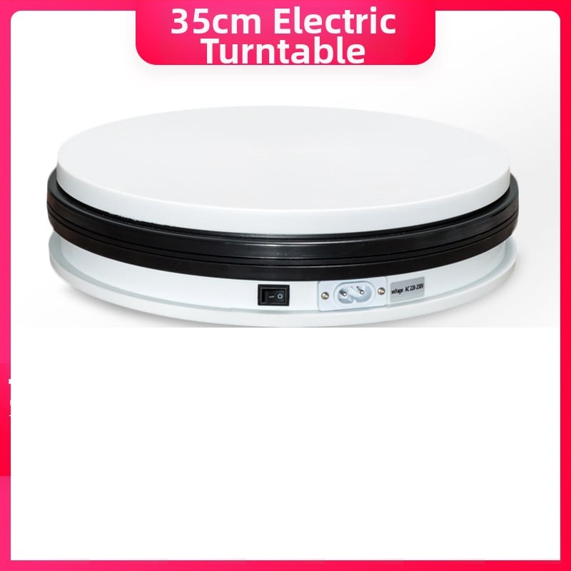 360° въртяща се тава за продуктова фотография, електрическа автоматична платформа за снимки, максимално натоварване 30 кг, тегло 4 кг, различни размери