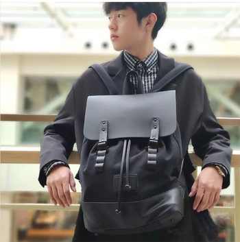 Unisex ruksak za putovanje s pretincom za laptop (≤20L; platno; 14-inčni laptop; vodootporan; proširiv)