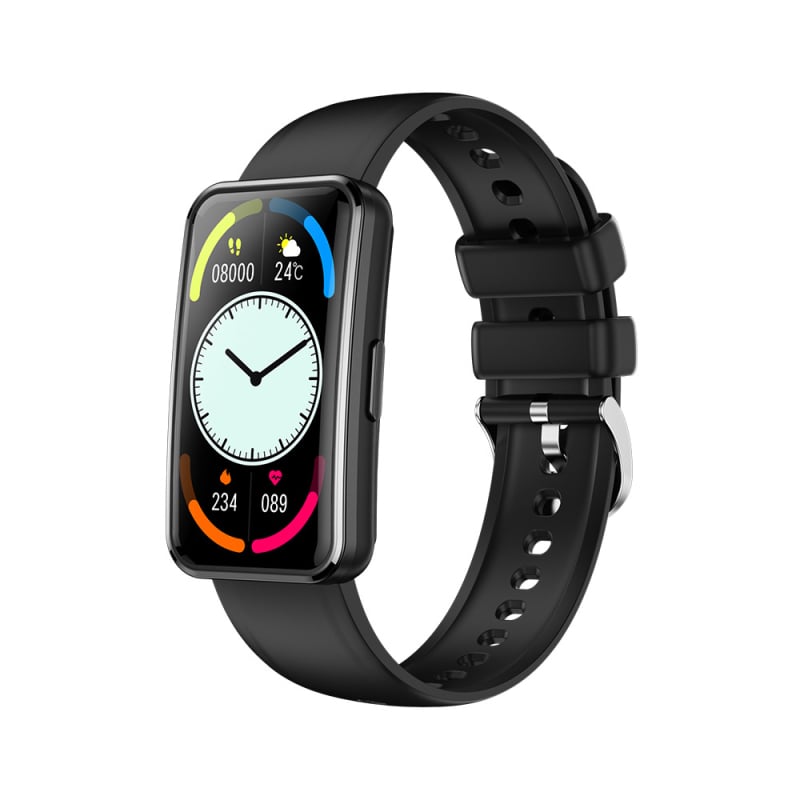 Ceas inteligent cu monitorizare ritm cardiac și tensiune arterială, monitorizare somn, SpO2, moduri multiple de sport și autonomie baterie 7–14 zile