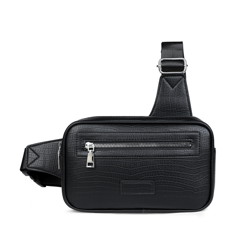 Muška crossbody torba, gradska jednostavnost, PU materijal, otporan na habanje i ogrebotine, marka Saro Xi, jednobojni dizajn