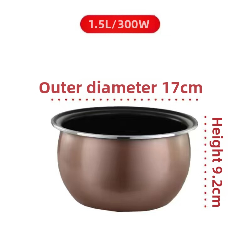 Rizsfőző belső tál – univerzális, hemisferikus, tapadásmentes, belső edény mag – Hemisphere JDR16-A1