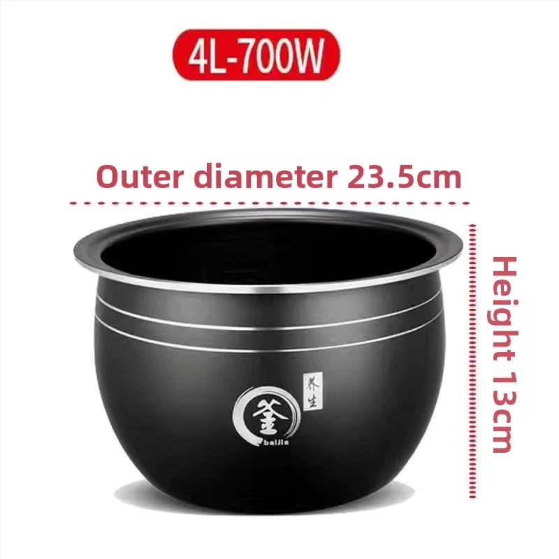 Rizsfőző belső tál – univerzális, hemisferikus, tapadásmentes, belső edény mag – Hemisphere JDR16-A1