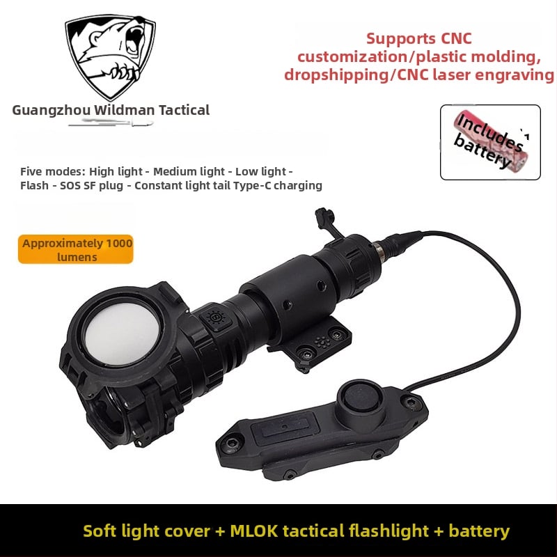 Фенерче — комплект предпазни капачета с IR филтър, M951, метален корпус (Метален; M951; IR филтър; Статичен модел; Неелектрически)