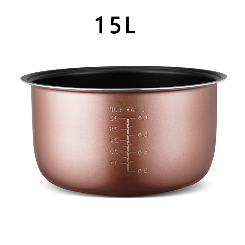 Hemisferični komercijalni unutarnji lonac za kuhanje riže – originalni, zadebljani, izdržljivi; kapaciteti 10L/13L/15L/20L/25L
