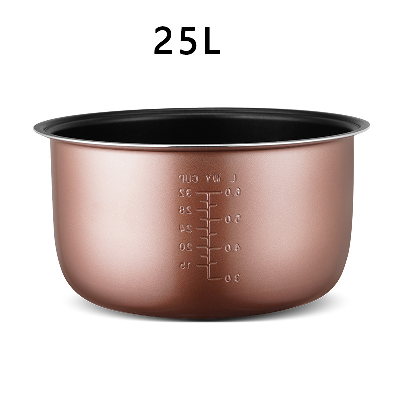 Hemisferični komercijalni unutarnji lonac za kuhanje riže – originalni, zadebljani, izdržljivi; kapaciteti 10L/13L/15L/20L/25L