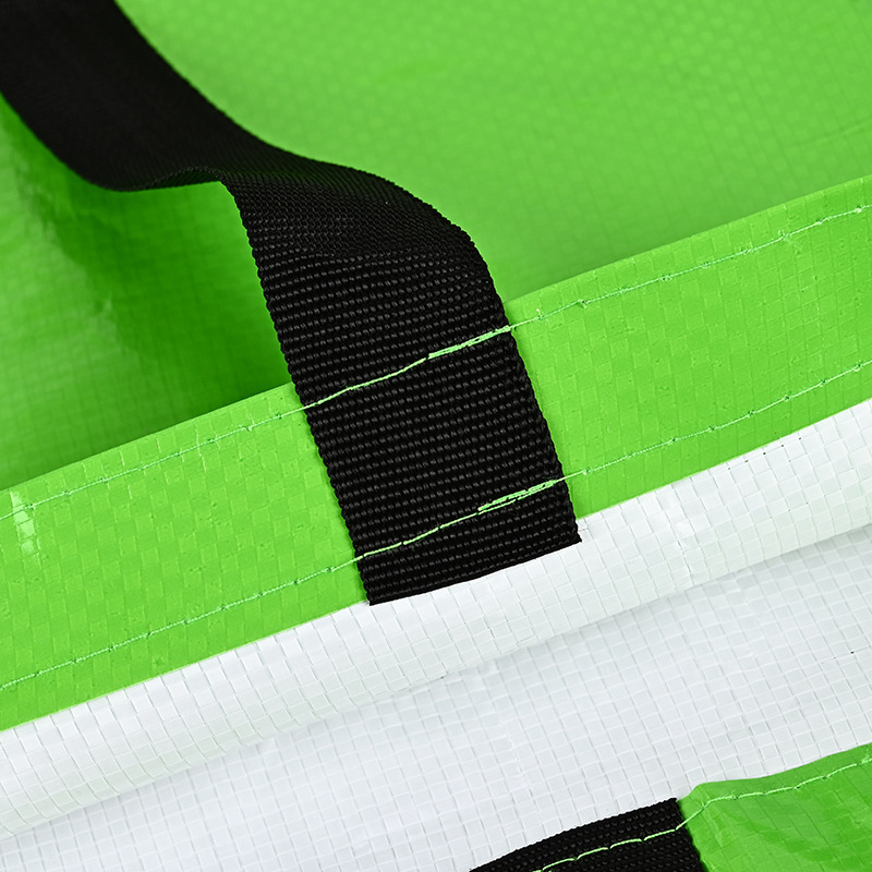 Prijenosna PP tkanina torba za građevinski materijal s bojom tiskom, nosivost do 15 kg, otporna na vlagu