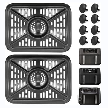 Аксесоар за Ninja Fn101Gy въздушен фритюрник: Поддържаща тава, Силиконова защита на ъглите, Ръчна употреба