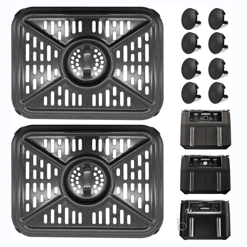 Аксесоар за Ninja Fn101Gy въздушен фритюрник: Поддържаща тава, Силиконова защита на ъглите, Ръчна употреба