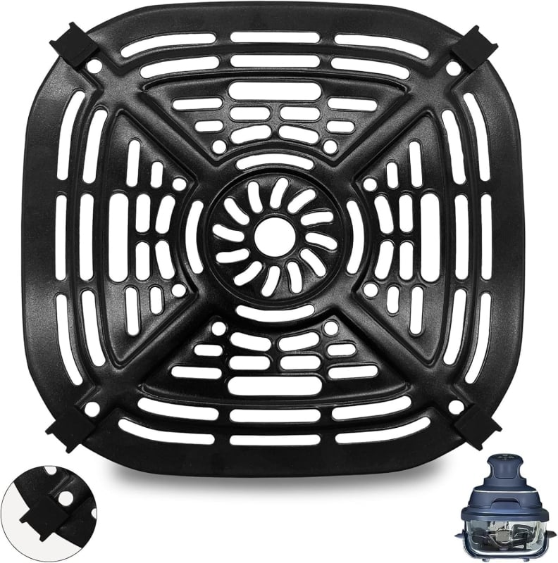 Аксесоар за Ninja Fn101Gy въздушен фритюрник: Поддържаща тава, Силиконова защита на ъглите, Ръчна употреба