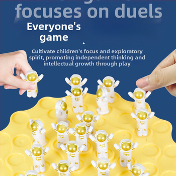 Balansno drvo-spaceman slagalica – interaktivna stolna igra za djecu, trening koncentracije, roditelj-dijete interakcija, koordinacija ruka-oko, materijal PP