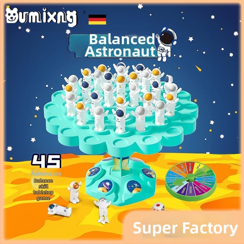 Balansno drvo-spaceman slagalica – interaktivna stolna igra za djecu, trening koncentracije, roditelj-dijete interakcija, koordinacija ruka-oko, materijal PP