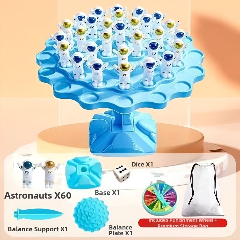 Balansno drvo-spaceman slagalica – interaktivna stolna igra za djecu, trening koncentracije, roditelj-dijete interakcija, koordinacija ruka-oko, materijal PP