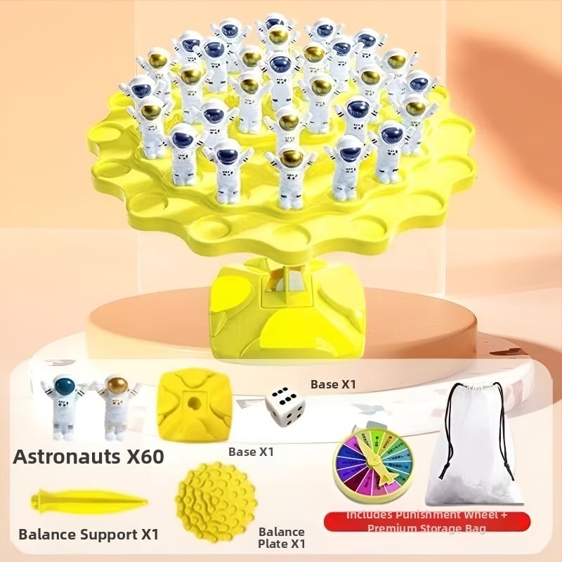 Balansno drvo-spaceman slagalica – interaktivna stolna igra za djecu, trening koncentracije, roditelj-dijete interakcija, koordinacija ruka-oko, materijal PP