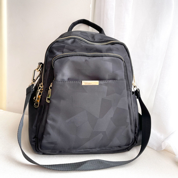 Unisex nylon ranac – Kapacitet do 20L, prozračan, vodootporan, Ulični stil, Model 9860