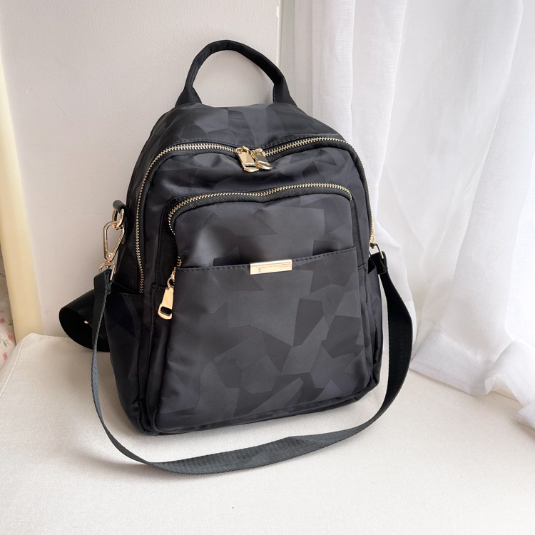 Unisex nylon ranac – Kapacitet do 20L, prozračan, vodootporan, Ulični stil, Model 9860