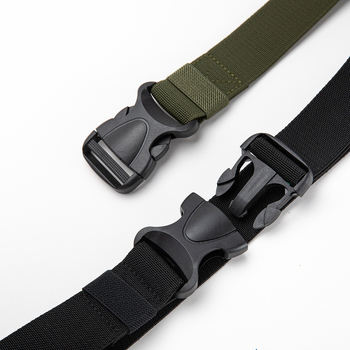 Регулируем еластичен тактически колан с катарама, ултра лек, износоустойчив, пластмасов материал, аксесоари за чанти