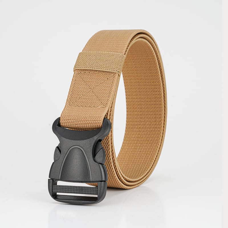 Регулируем еластичен тактически колан с катарама, ултра лек, износоустойчив, пластмасов материал, аксесоари за чанти