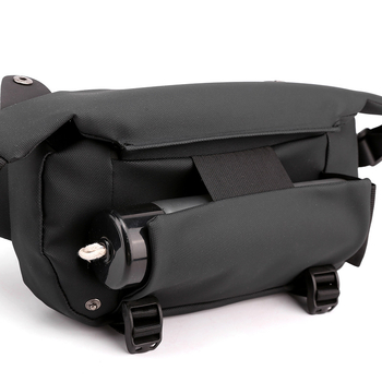 WEPOWER muška crossbody torba - visoko kvalitetna prsna torba sa skrivenim pretinacem za bocu vode, vodootporan najlon