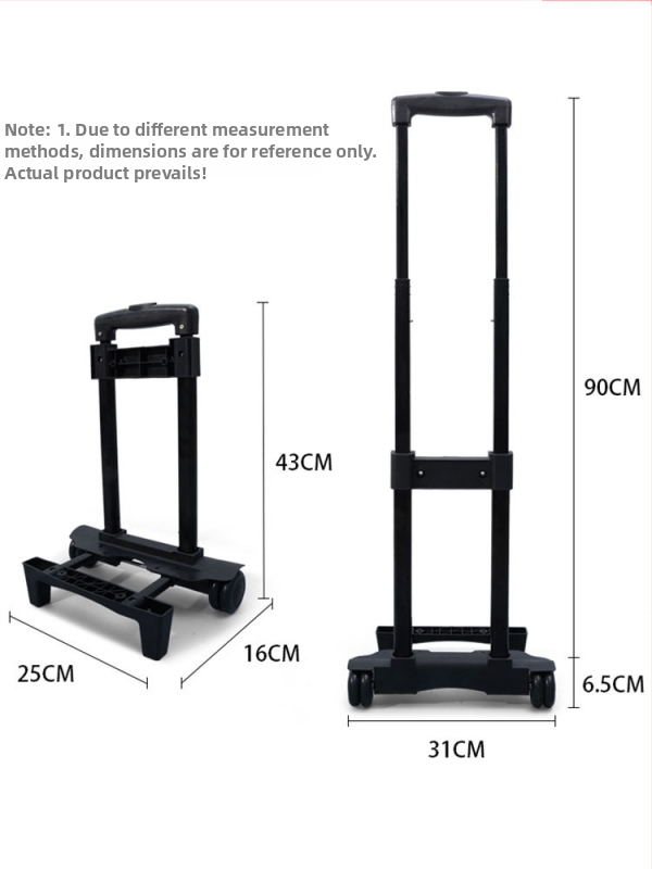 Železný rám pre školskú tašku s vozíkom — model 525, odolný voči opotrebeniu, doplnky na batožinu, bez licencovaných súkromných značiek