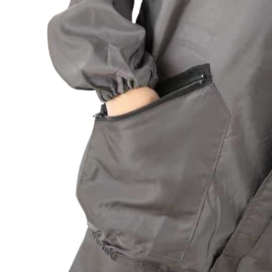 Split-típusú védőmunkaruha kőgyapot szigeteléssel, vízálló, lélegző, por- és olajálló