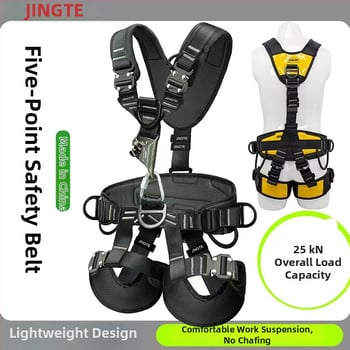 Ham de siguranță pentru corp întreg pentru lucru la înălțime – Jingte, alpinism și salvare, anti-cădere
