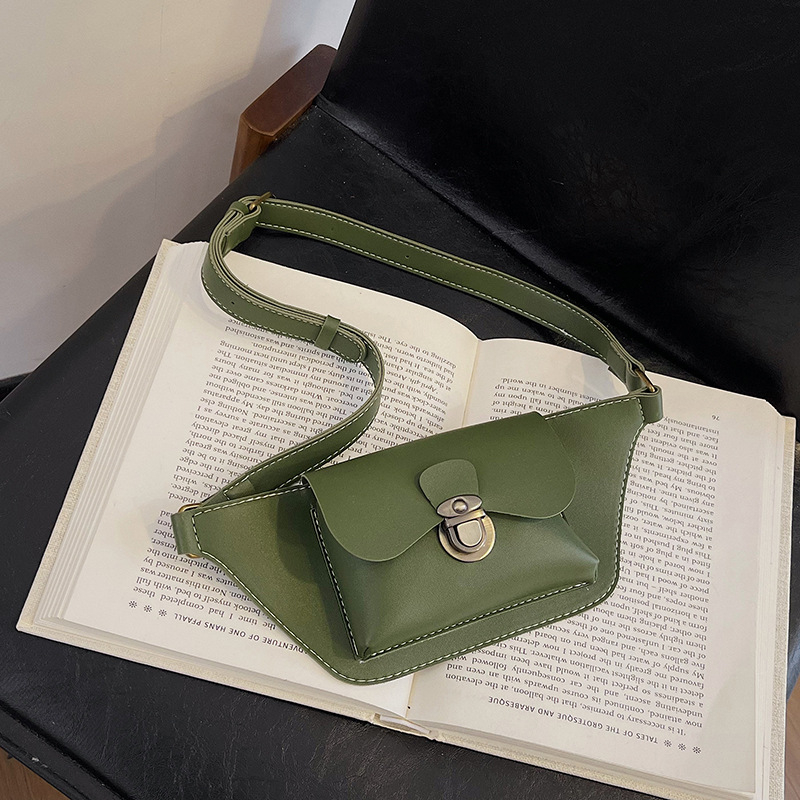 Unisex PU dječja kaišna torbica, retro crossbody novčanik za kovanice, bez podloge, prozračna, svakodnevna upotreba, za vrtić i osnovnu školu
