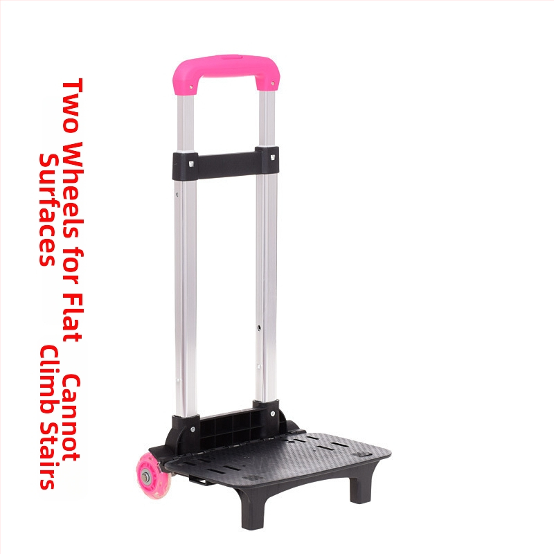 Rám na školskú tašku s ťahačom, skladací šesťkoliesový rám, BMX666 — nylon, dýchateľný, vodeodolný, proti krádeži