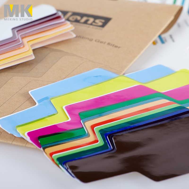 MK 696090 Студио светлина – алуминиева сплав, 103 г, комплект от 20 филтърни листа с рефлектор за гореща обувка