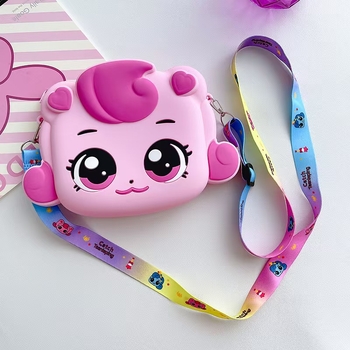 Gyerekeknek készült szilikon keresztpántos válltáska – lélegző, vízálló, ultrakönnyű, kopásálló, óvodásoknak