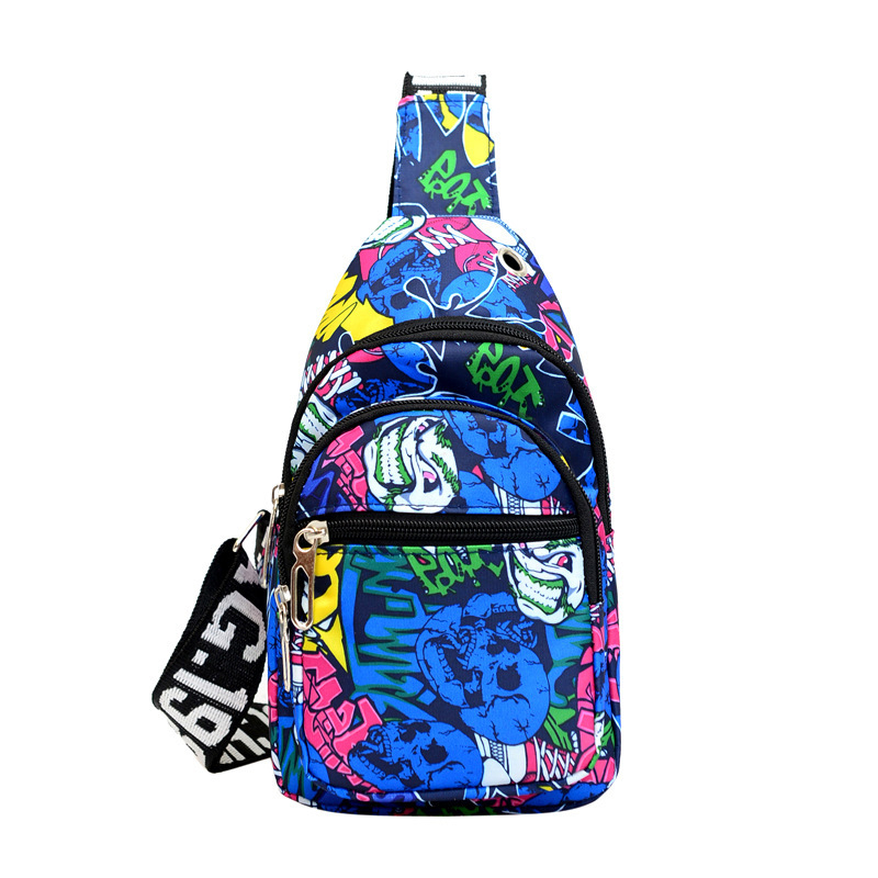 Gz6003 Dječja torba za prsa, crossbody stil, nylon materijal, nylon podstava, unisex, za osnovnu školu, proljeće 2022