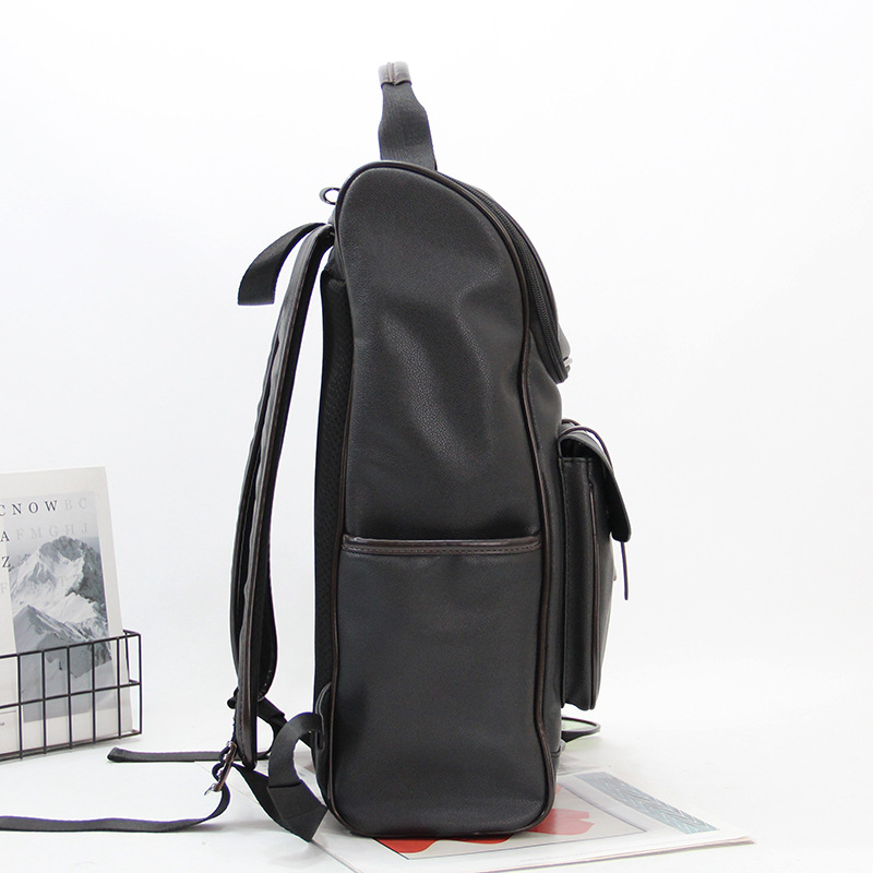 Ruksak - Koreanskog stila, za outdoor i putovanja, 20L kapaciteta, PU koža, vodootporan, protiv krađe, zračne trake
