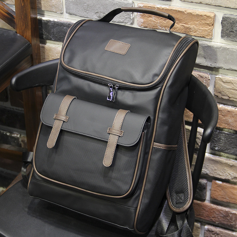 Ruksak - Koreanskog stila, za outdoor i putovanja, 20L kapaciteta, PU koža, vodootporan, protiv krađe, zračne trake
