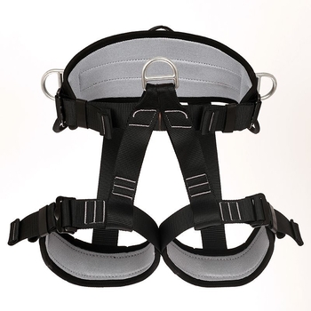 Curea de siguranță cu cinci puncte, cu cârlige duble pentru lucrări la înălțime, curea și frânghie din poliester, sarcină de 15 kN, lungimea frânghiilor: orice dimensiune, protecție împotriva căderilor