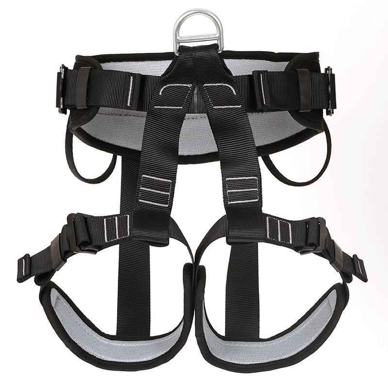 Curea de siguranță cu cinci puncte, cu cârlige duble pentru lucrări la înălțime, curea și frânghie din poliester, sarcină de 15 kN, lungimea frânghiilor: orice dimensiune, protecție împotriva căderilor