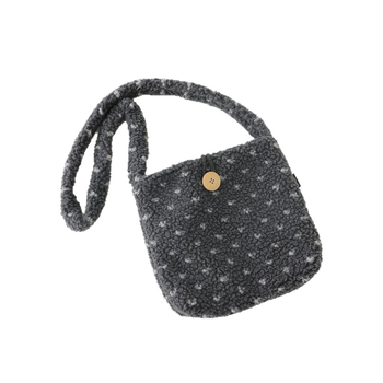 Torba preko ramena za učenike osnovne škole, plišani materijal, unisex, zimska sezona 2025