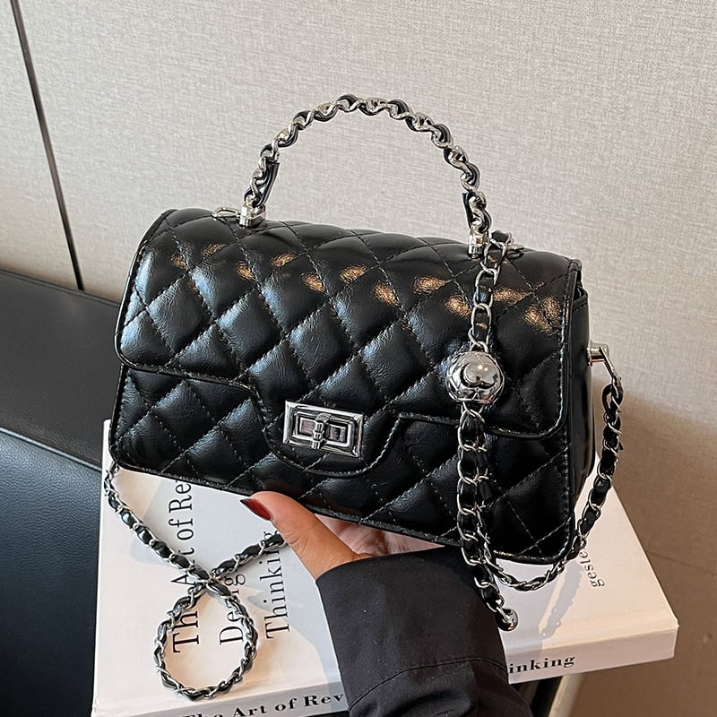 Crossbody torba, mini kvadratni oblik, PU materijal, zaključavanje na bravu, poliester podstava, unutarnji džep za telefon