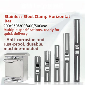 Posilnený držiak pre priečnu tyč pre monitorovaciu vodotesnú skrinku, oceľový krúžok s klipom, fixný stĺpec (Model: Support; Produktový kód: Support; Značka: 1; Import: Nie)