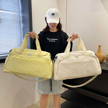 Torba za putovanja, velika kapaciteta 20–35 L, najlon materijal, odjeljak za cipele, suho-mokro odvajanje, gradski stil jednostavnosti