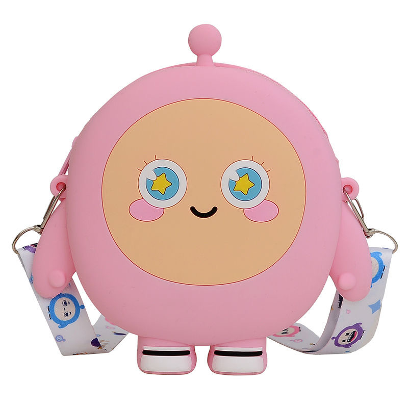 Silikonski novčanik za kovanice, mini crossbody torbica, jajast oblik, životinjski uzorak, bez podstavke, jesen 2023