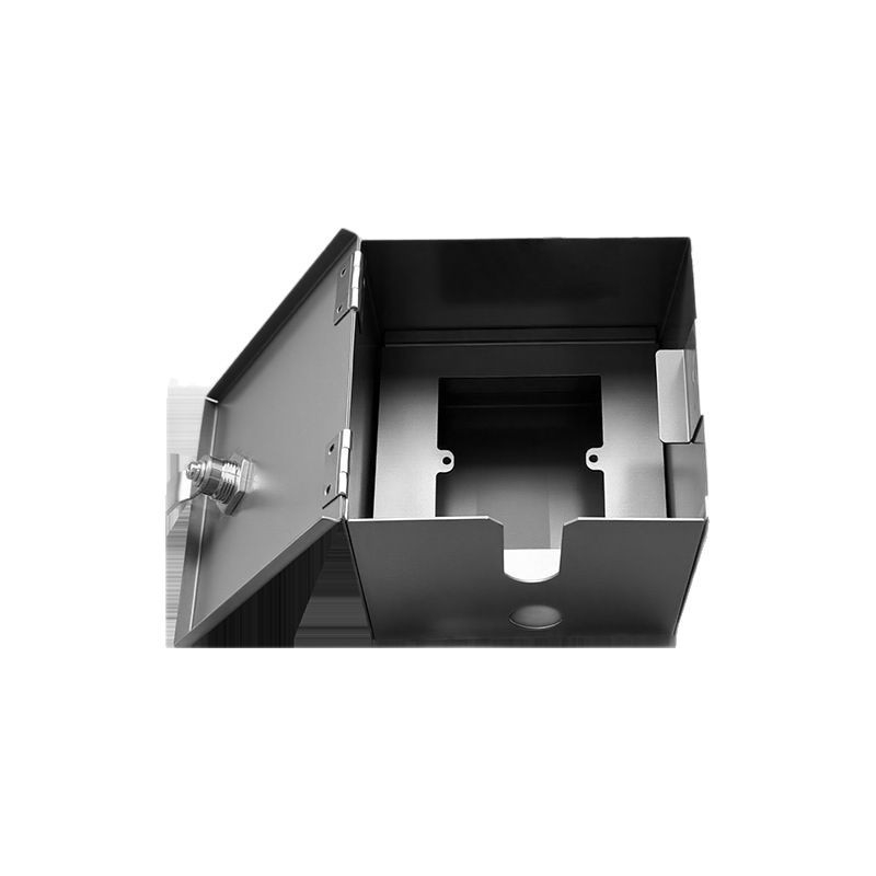 Vanjska utičnica tipa 86 s zaključavanjem, od nehrđajućeg čelika, vodootporna kutija za zaštitu punjenja – površinska ugradnja (IP45, 10A, 120×125×95 mm)