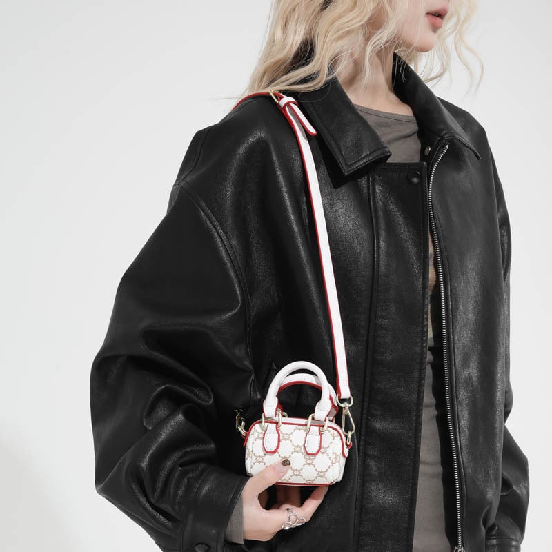 Djevojačka crossbody torba - PU materijal, podstava od poliestera, moderan stil, za srednju školu i više, proljeće 2025