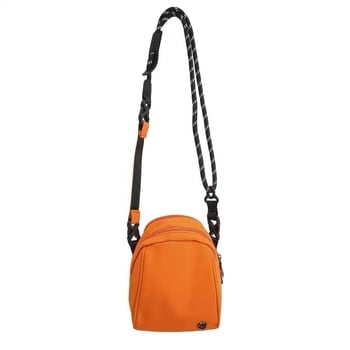 Crossbody mini torba – lagana, s više pretinaca, preko ramena; poliester, podstava najlon; ženska svakodnevna torba